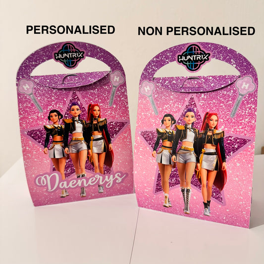 Personalised Kpop Demon Hunters Kids Activity Pack with Crayons, Puzzle, Stickers |Party Giveaways | Gift Set