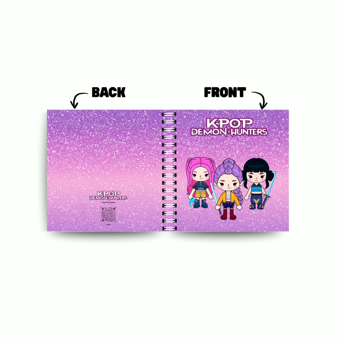 Toca-Boca Kpop Demon Hunters Velcro Book, Busy Fun Sticky Book Perfect for Kids